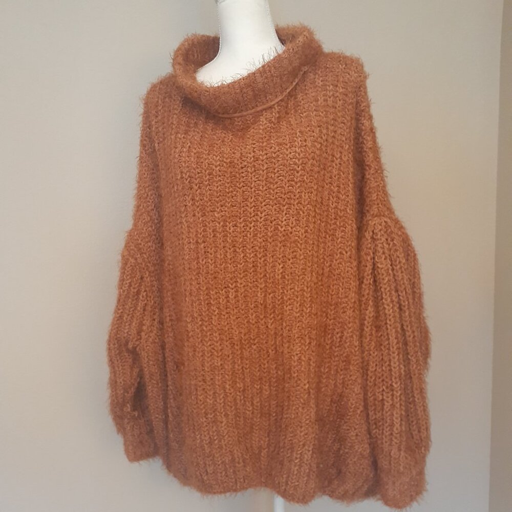Free People Oversized Fuzzy Sweater